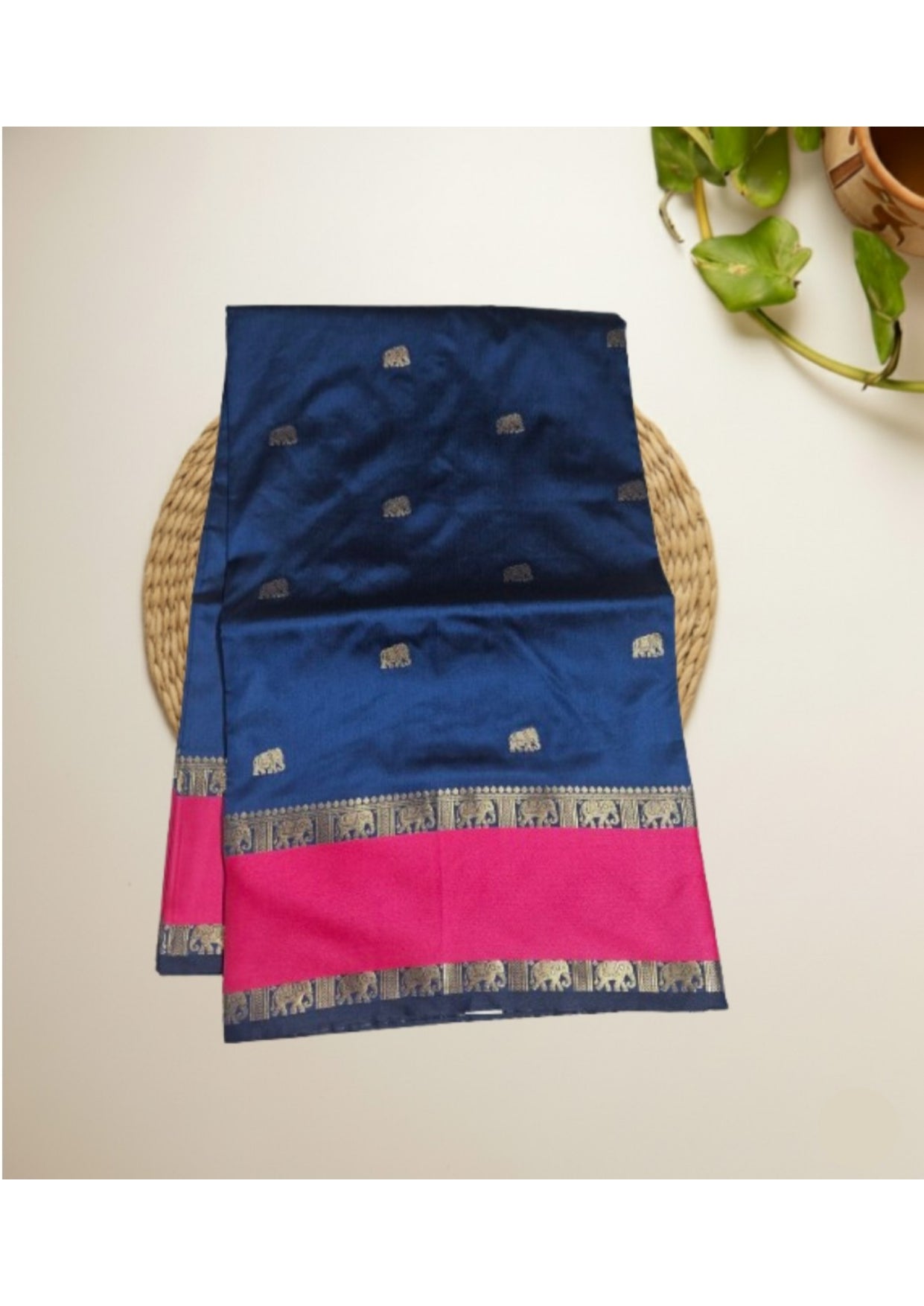 Gap border pattu saree