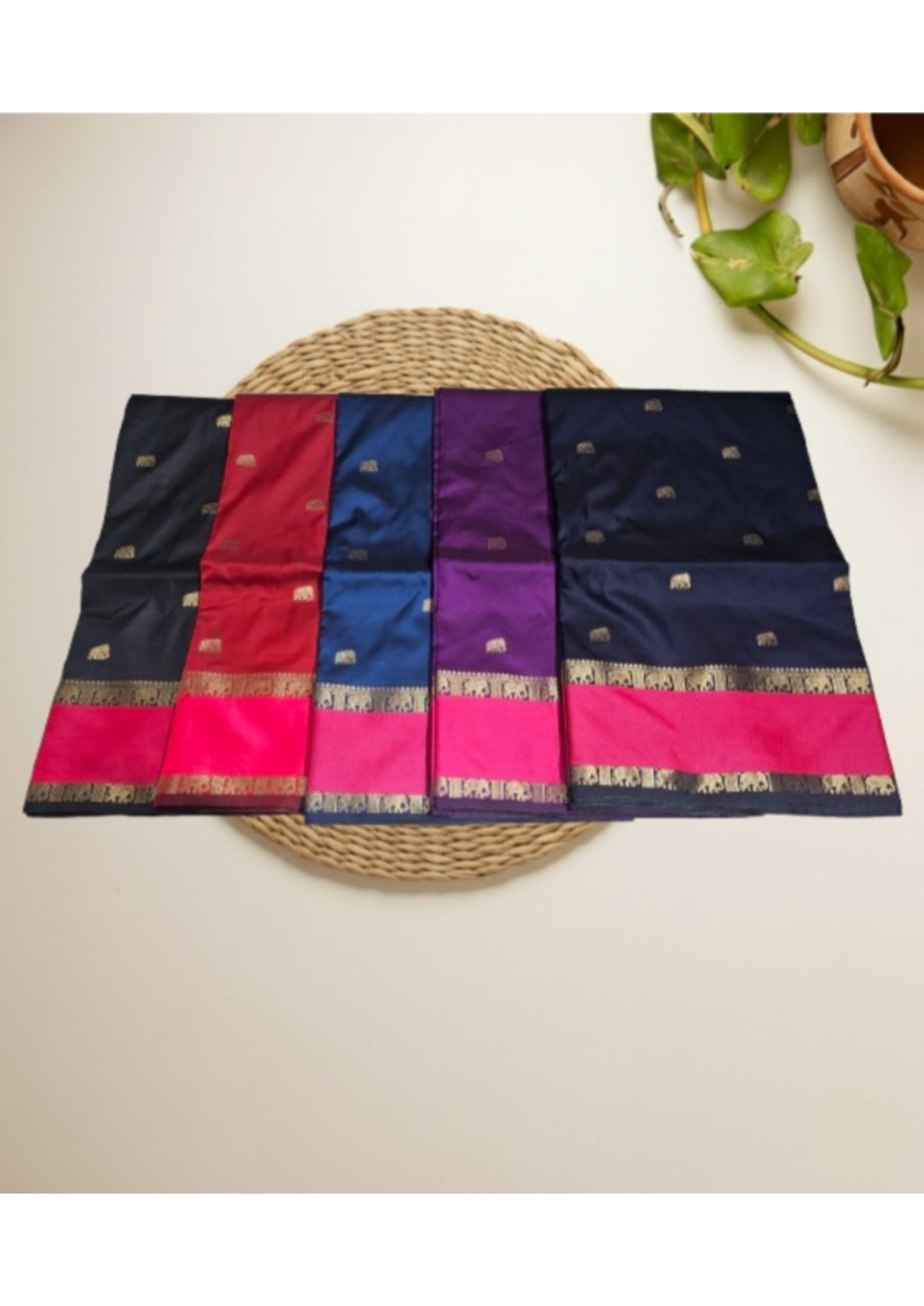 Gap border pattu saree
