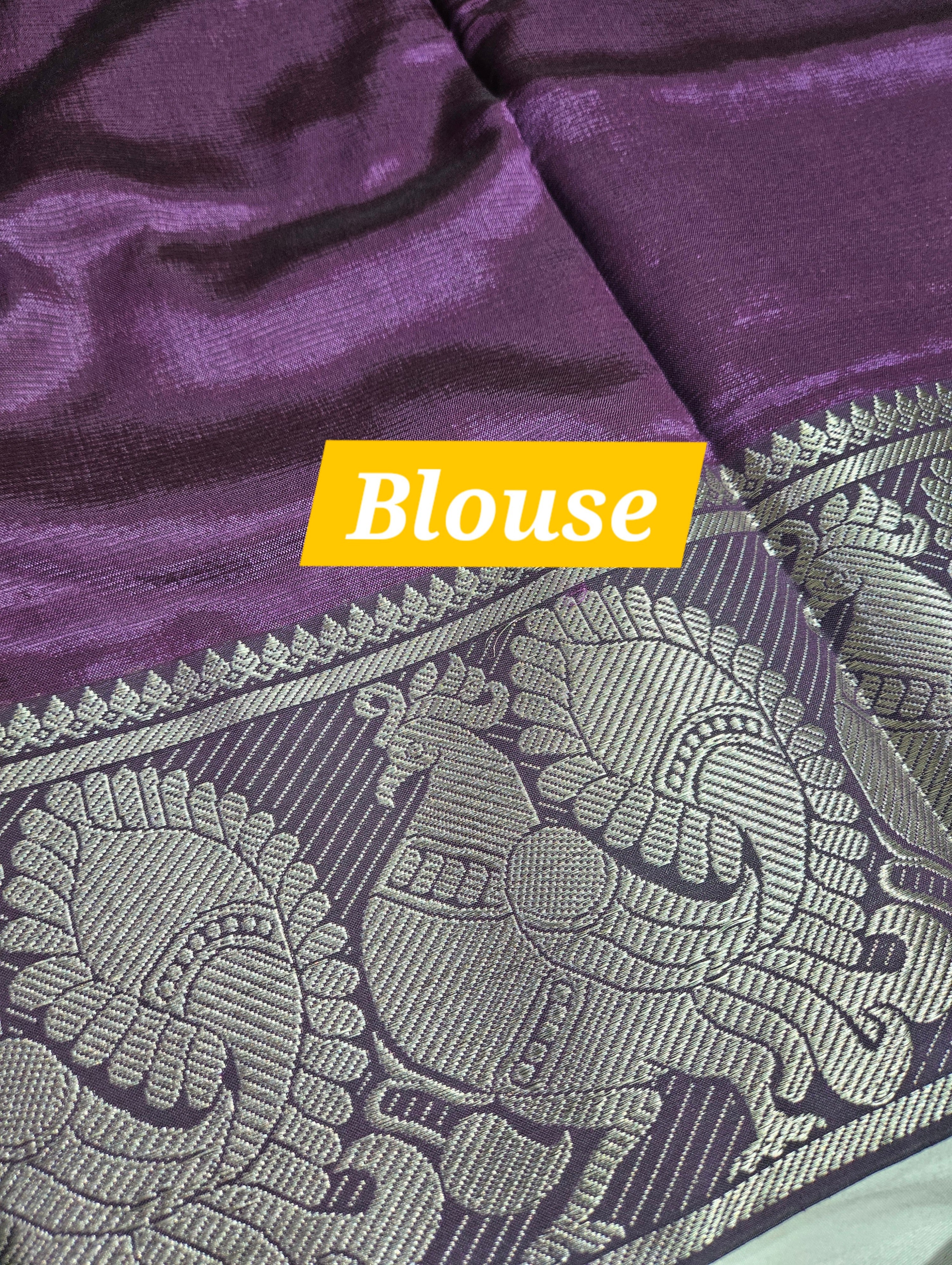 Mangalagiri peacock kanchi border